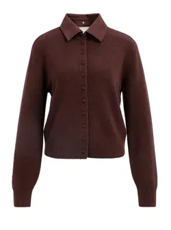CARDIGAN À COL AMOVIBLE