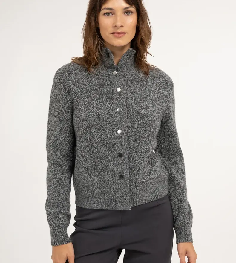 CARDIGAN PRESS BOUTONS