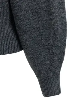 HIGH NECKLINE BATWING
