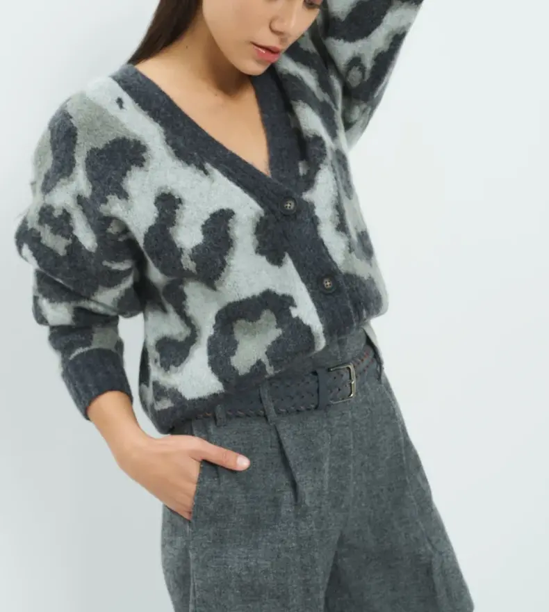 CARDIGAN  IMPRIMÉ ANIMAL