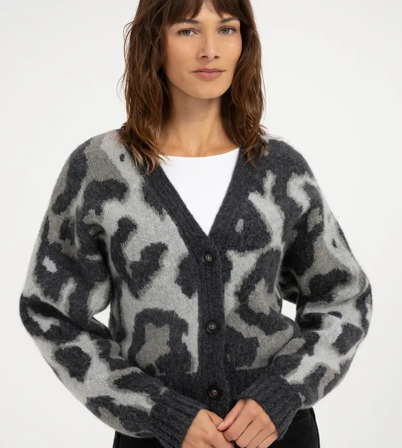 CARDIGAN  IMPRIMÉ ANIMAL