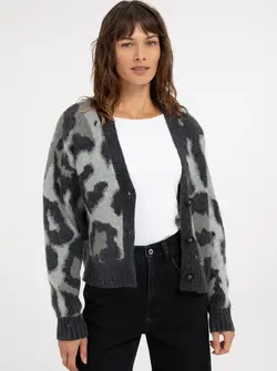 CARDIGAN  IMPRIMÉ ANIMAL