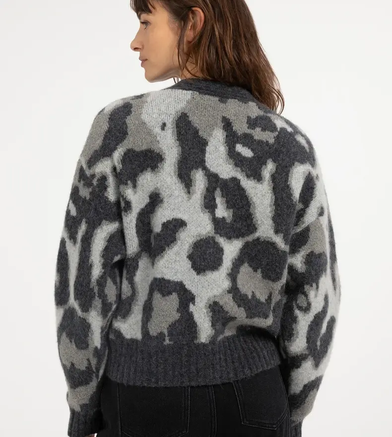 CARDIGAN ANIMAL PRINT