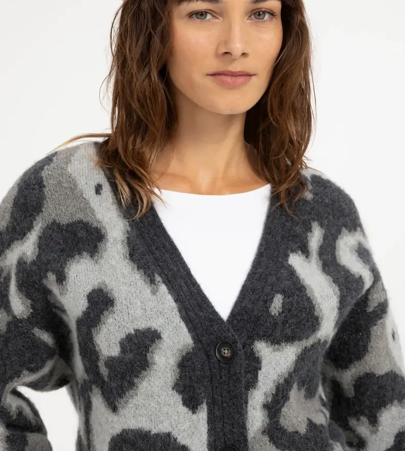 CARDIGAN  IMPRIMÉ ANIMAL