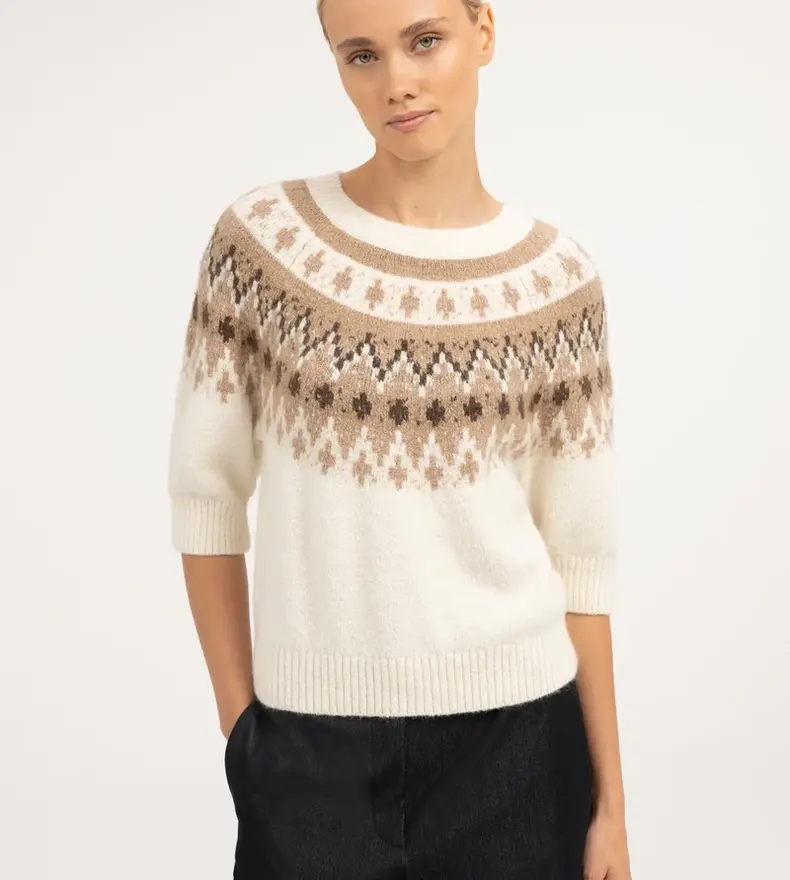 NORDIC PRINT SWEATER