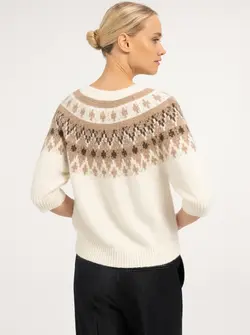 NORDIC PRINT SWEATER