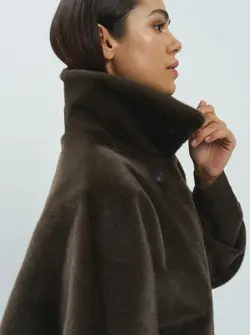 VESTE RÉVERSIBLE EN FAUSSE FOURRURE