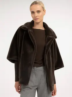 VESTE RÉVERSIBLE EN FAUSSE FOURRURE