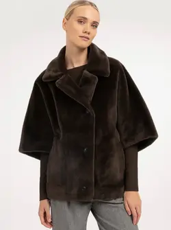 VESTE RÉVERSIBLE EN FAUSSE FOURRURE