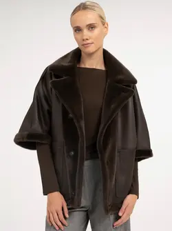 REVERSIBLE FAUX FUR JACKET