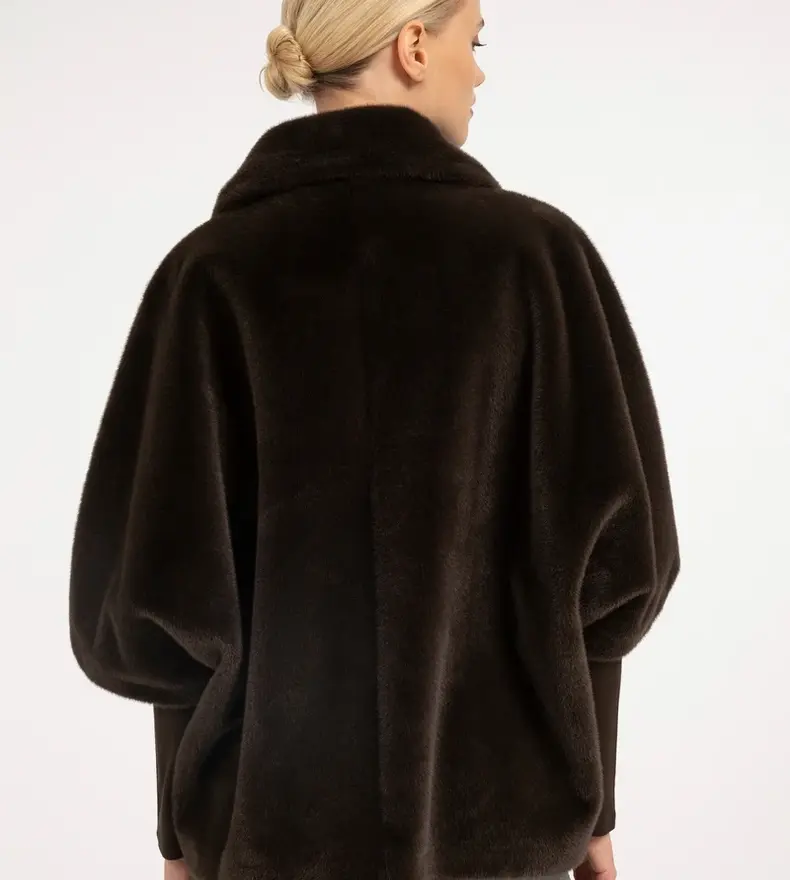 REVERSIBLE FAUX FUR JACKET