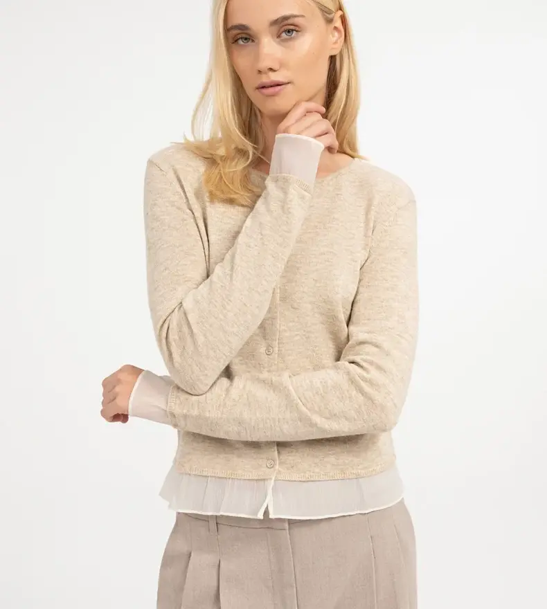 CARDIGAN  DÉTAILS TISSÉS