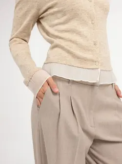 CARDIGAN  DÉTAILS TISSÉS