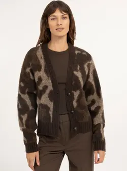 CARDIGAN ANIMAL PRINT
