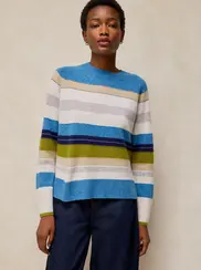 PULL CACHEMIRE RAYÉ