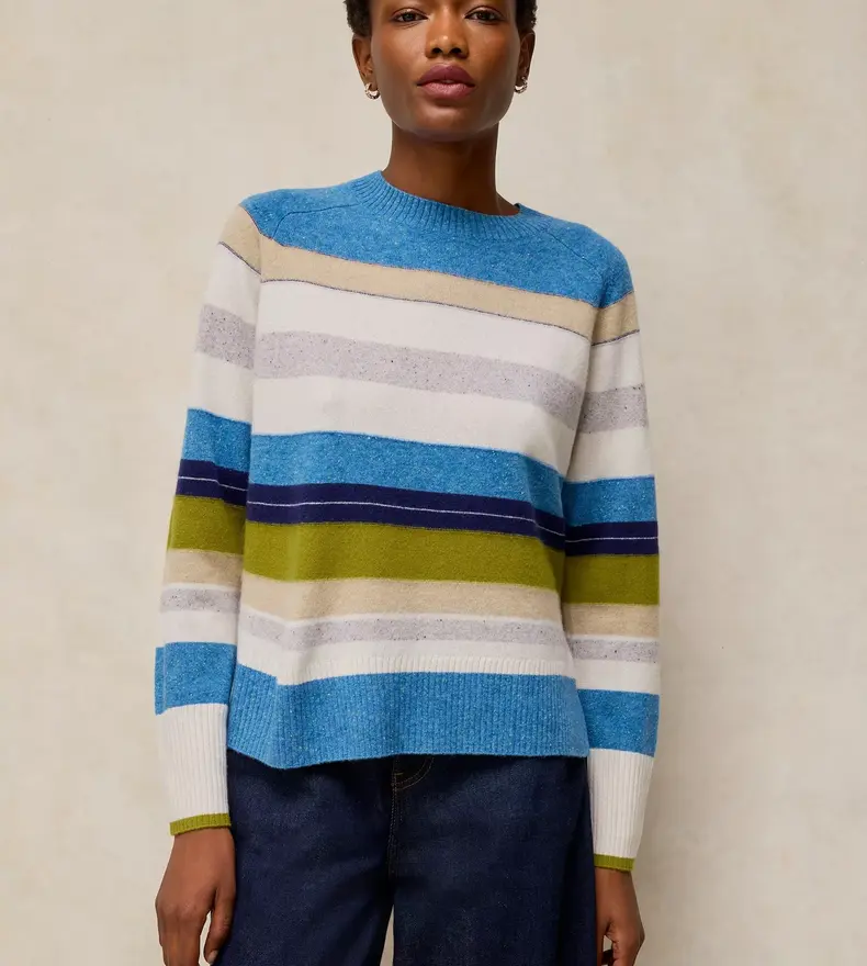 PULL CACHEMIRE RAYÉ