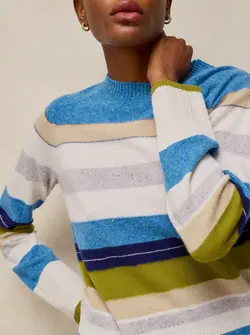 PULL CACHEMIRE RAYÉ