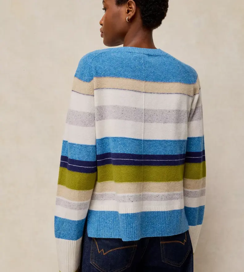 PULL CACHEMIRE RAYÉ