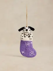DALMATION STOCKING DECO