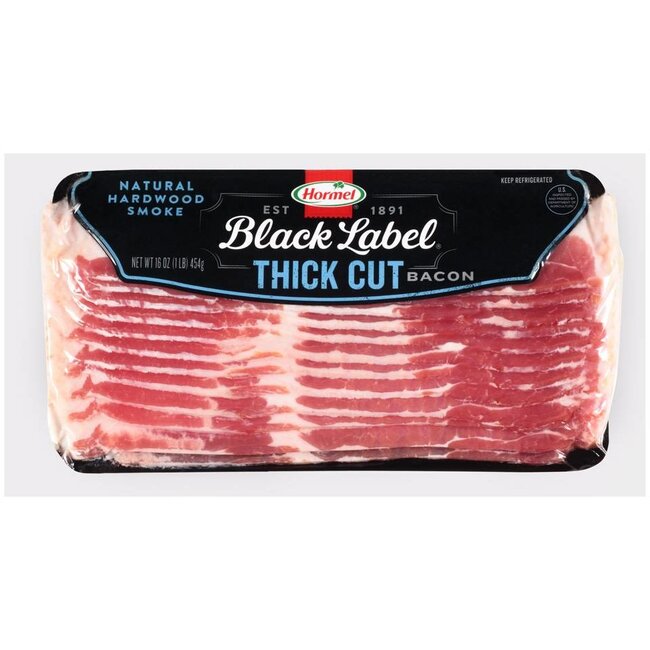 Hormel Bacon Thick Sliced, 1 lb, 12 ct