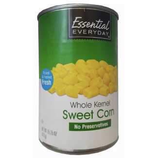 Essential Everyday EED Canned Whole Kernel Corn, 15.25 oz, 24 ct