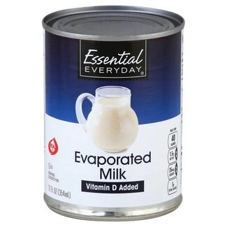 Essential Everyday EED Evaporated Milk, 12 oz, 24 ct