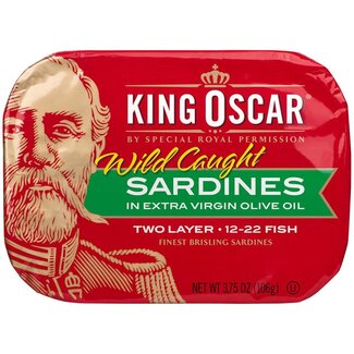 King Oscar King Oscar Brisling Sardines, 3.75 oz, 12 ct