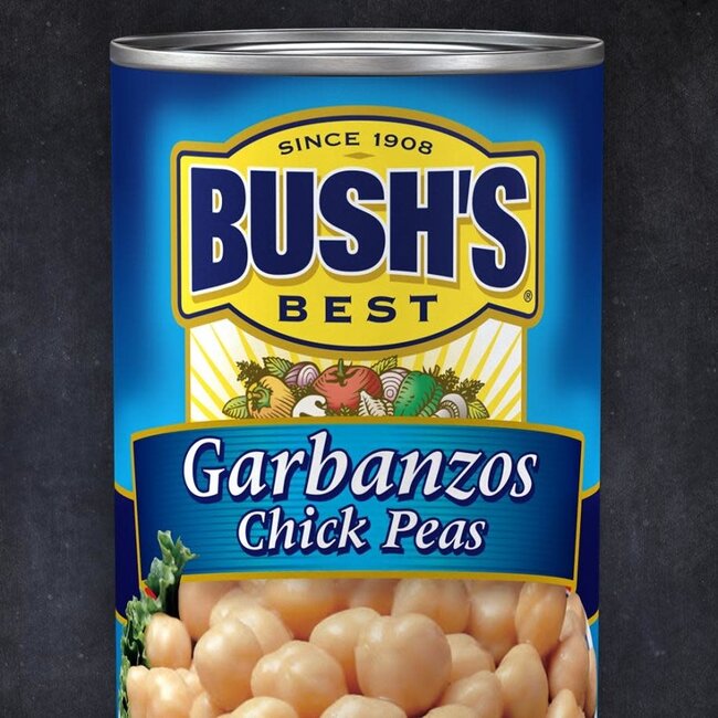 Bush's Best Garbanzo Beans, 16 oz, 12 ct