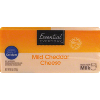 Essential Everyday EED Mild Cheddar Cheese, 16 oz, 12 ct