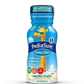 PediaSure PediaSure Grow & Gain with Prebiotic Fiber Vanilla Protein Shake, 8 oz, 4-6 ct