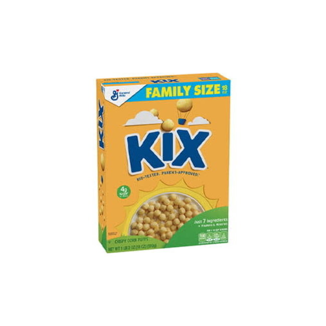 General Mills Kix Cereal, 18 oz, 10 ct