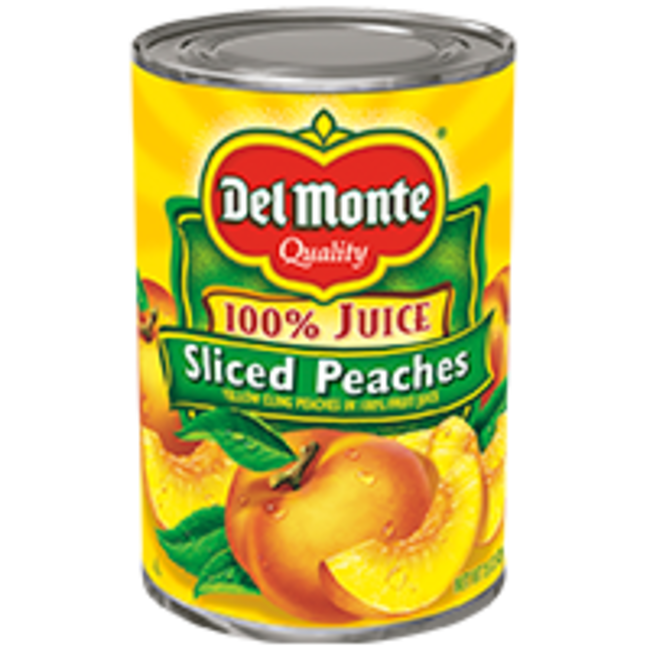 Del Monte Peaches Sliced Natural, 15 oz