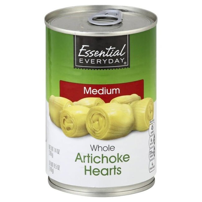 EED Artichoke Hearts Whole, 14 oz