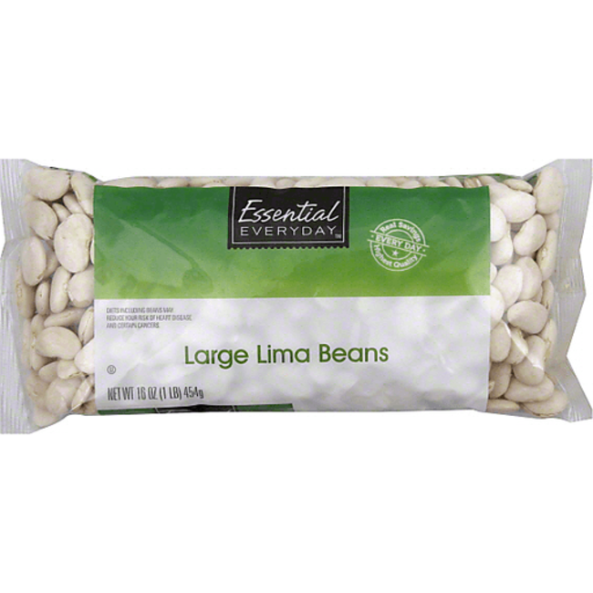 EED Bean Lima Large, 16 oz