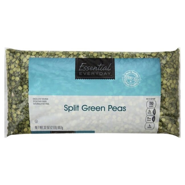 EED Green Peas Split, 1 lb