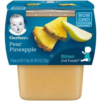 Gerber Gerber 2nd Foods Pear Pineapple, 8 oz