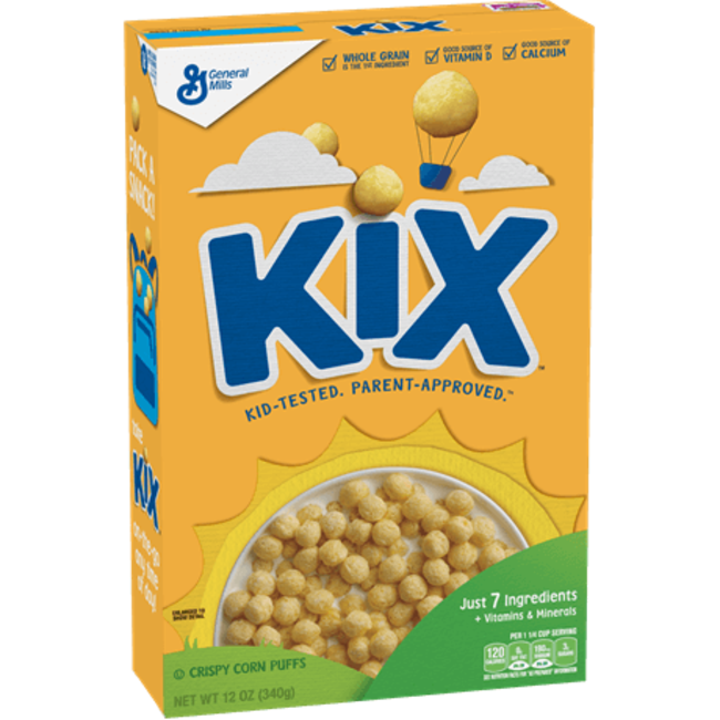 General Mills Kix Cereal, 12 oz