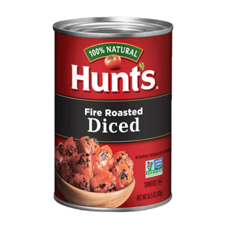 Hunts Hunts Fire Roasted Diced Tomatoes, 14.5 oz
