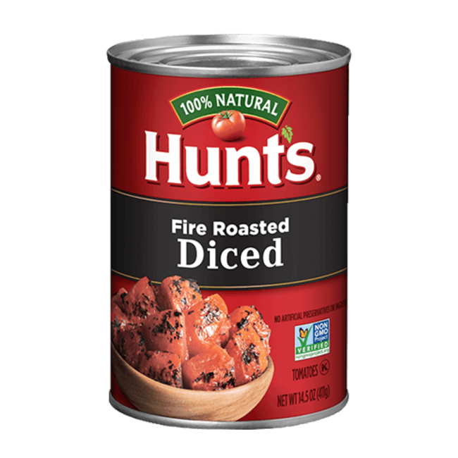 Hunts Fire Roasted Diced Tomatoes, 14.5 oz
