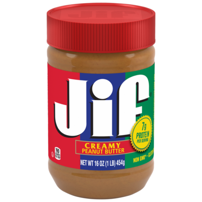 Jif Creamy Peanut Butter, 16 oz