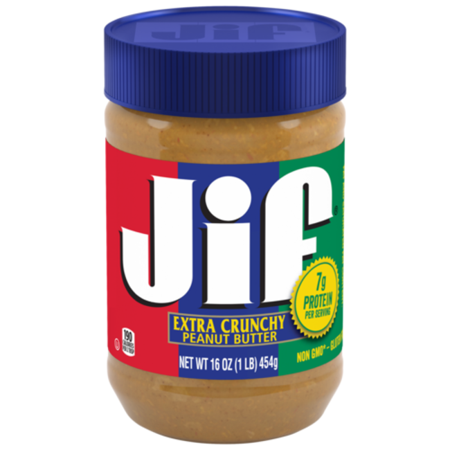 Jif Crunchy Peanut Butter, 16 oz
