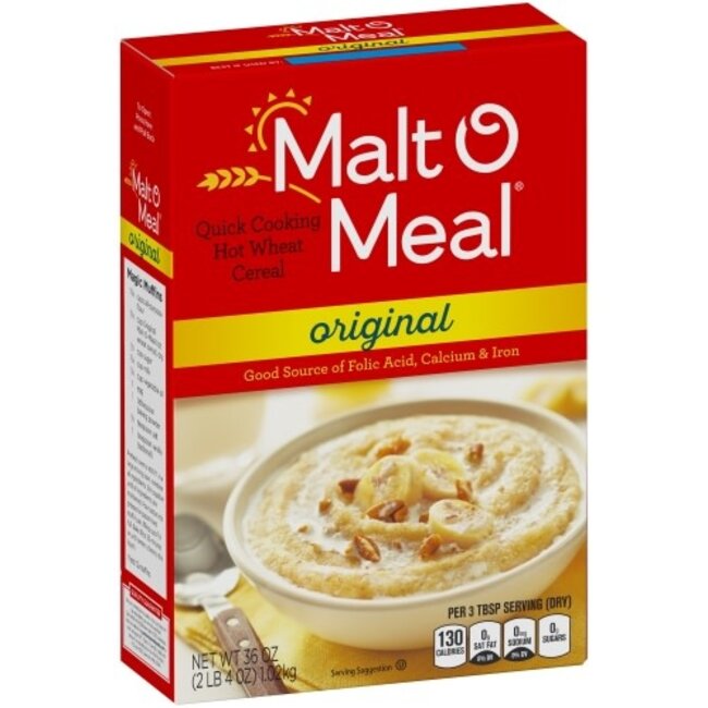 Malt-O-Meal Quick Hot Wheat Cereal Original, 36 oz