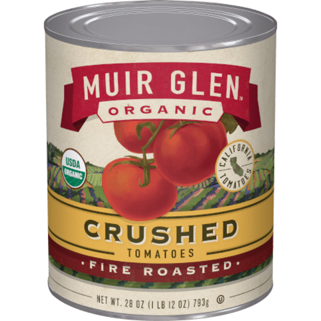 Muir Glen Organic Fire Roasted Crushed Tomato, 28 oz