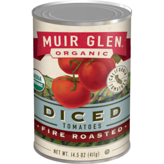 Wild Harvest Muir Glen Organic Fire Roasted Diced Tomato, 14.5 oz