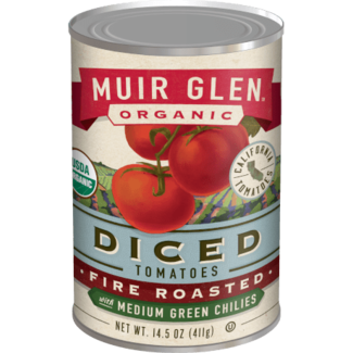 Muir Glen Muir Glen Organic Diced Tomato W/ Green Chili, 14.5 oz