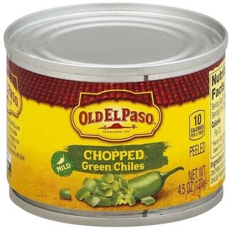 Old El Paso Old El Paso Chili Green Chopped, 4.5 oz