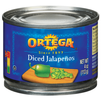 Ortega Ortega Jalapeno Diced, 4 oz