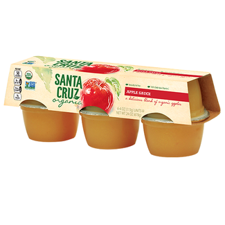 Santa Cruz Santa Cruz Apple Sauce Organic 4 oz, 6 ct
