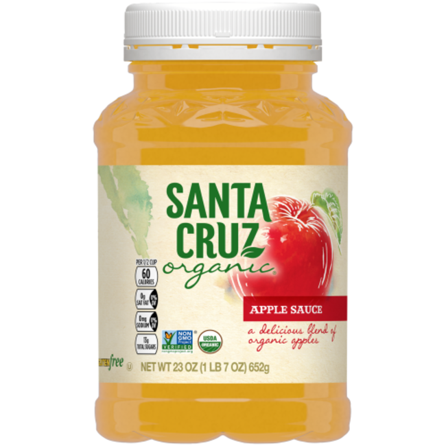 Santa Cruz Apple Sauce Organic, 23 oz