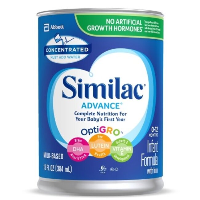 Similac Advance Infant Formula Concentrate With Iron, 13 oz